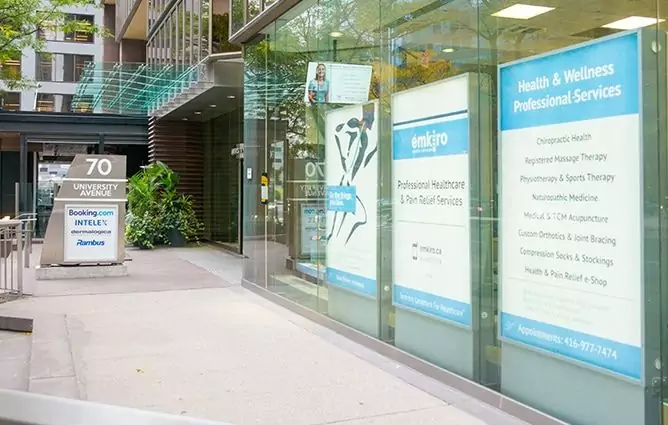 Toronto Health Centre: Chiropractor Physiotherapist Massage Therapist  Psychotherapist Acupuncturist Naturopath Dietitian Orthotics - Emkiro  Health Services