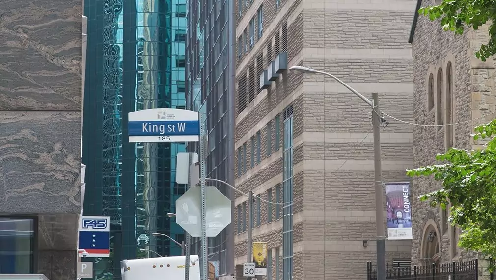 king street downtown toronto location