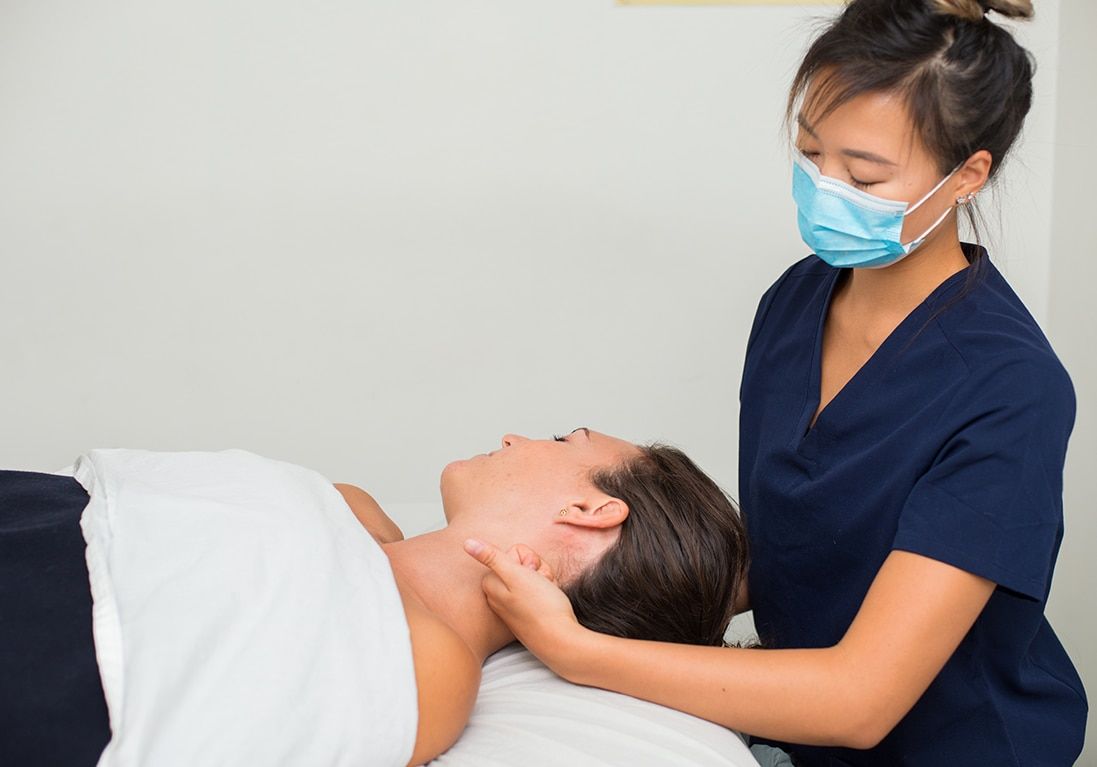 registered massage therapist treating patient lg