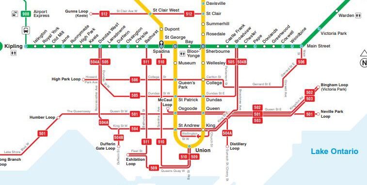 transit map with emkiro location marker
