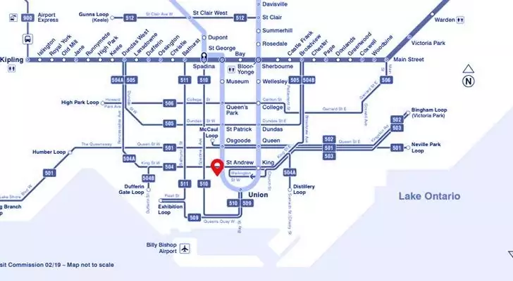 ttc map with emkiro marker