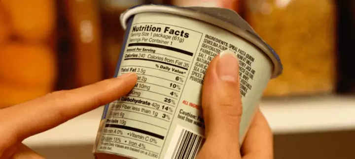 nutrition label dietitian